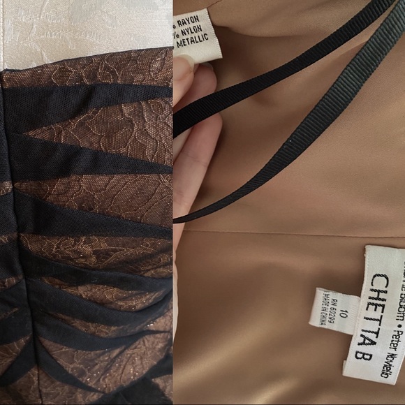 Rocker Luxe 8/10 Strapless Mesh Lace Party Midi Dress Glam Cocktail Semiformal - Picture 7 of 8